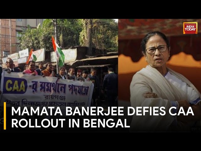 CAA Implementation News: Mamata Banerjee Refuses Citizenship Amendment Act Rollout in Bengal