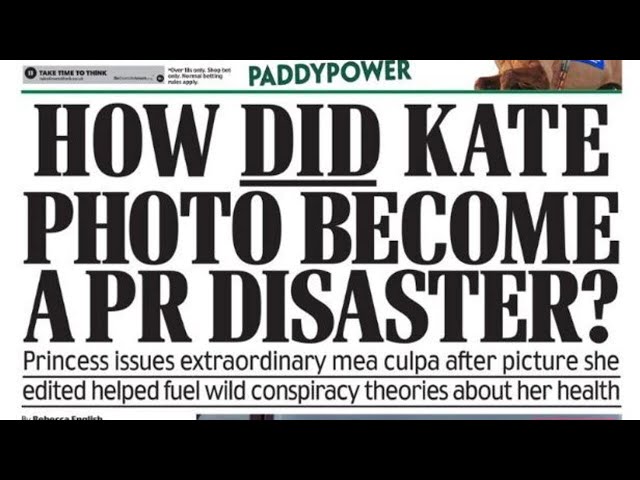 "Photogate" autour de Kate Middleton, ou quand l'opération de communication tourne au