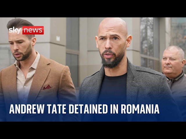 Watch live: Bucharest Court of Appeal as Andrew Tate handed arrest warrant issued by UK authorities