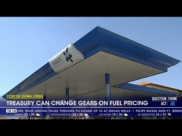 Treasury can change gears on fuel pricing