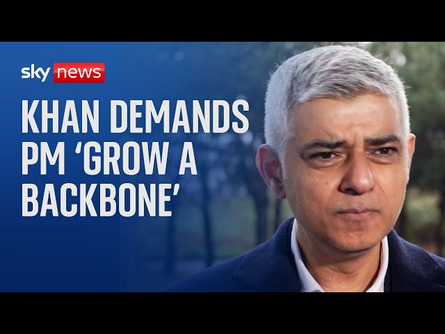 London Mayor Sadiq Khan demands PM call out comments by Tory donor