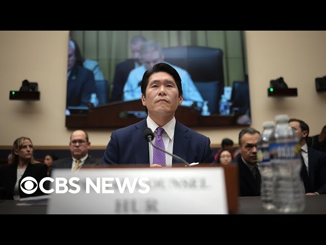 Watch Live: Former special counsel Robert Hur testifies about Biden classified documents probe