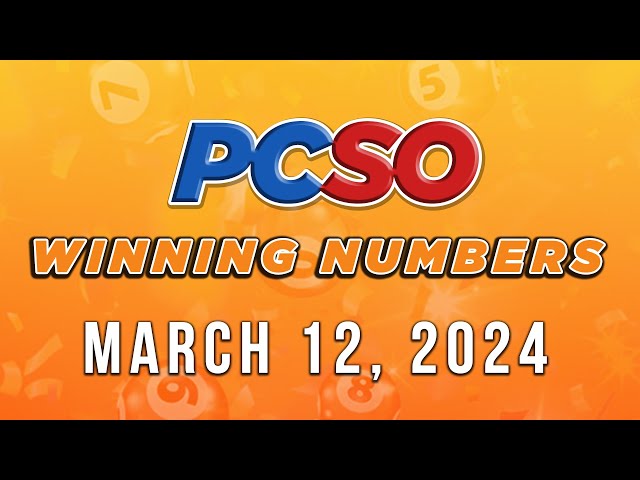 P49M Jackpot Ultra Lotto 6/58, 2D, 3D, 6D, Lotto 6/42, and Super Lotto 6/49 | March 12, 2024