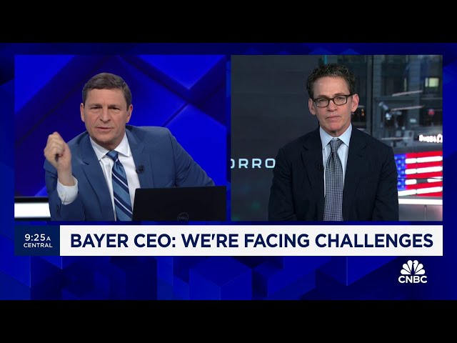 ⁣Bayer CEO on turnaround strategy: We've taken out multiple levels of hierarchy