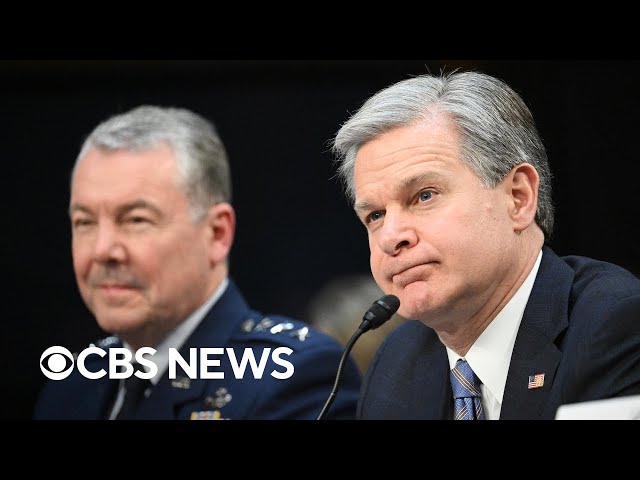 Watch Live: Intelligence leaders testify before House committee on worldwide threats | CBS News