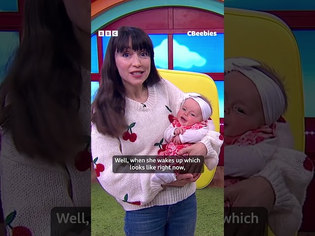 Rebecca and baby Mabel were in the CBeebies House to celebrate Mother’s Day! 