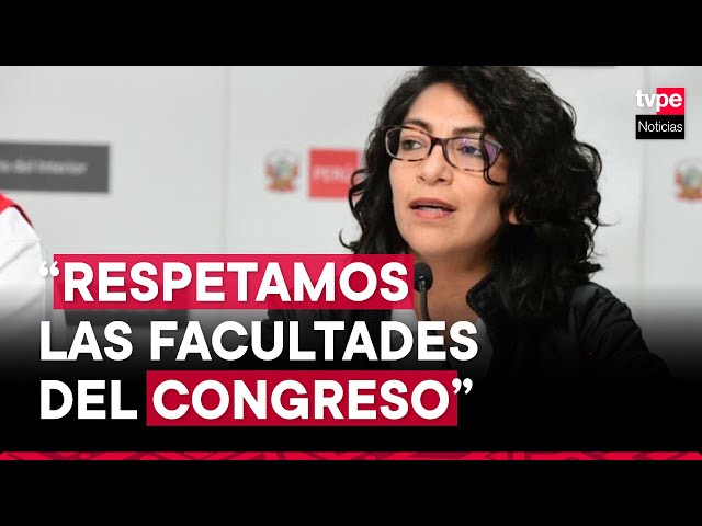 Ministra Cultura asegura que moción de interpelación se debe a irregularidades pasadas