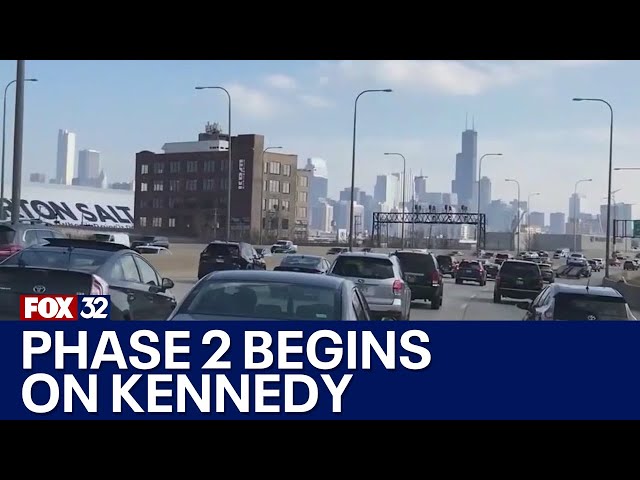 Dreadful delays on Kennedy Expressway construction resumes