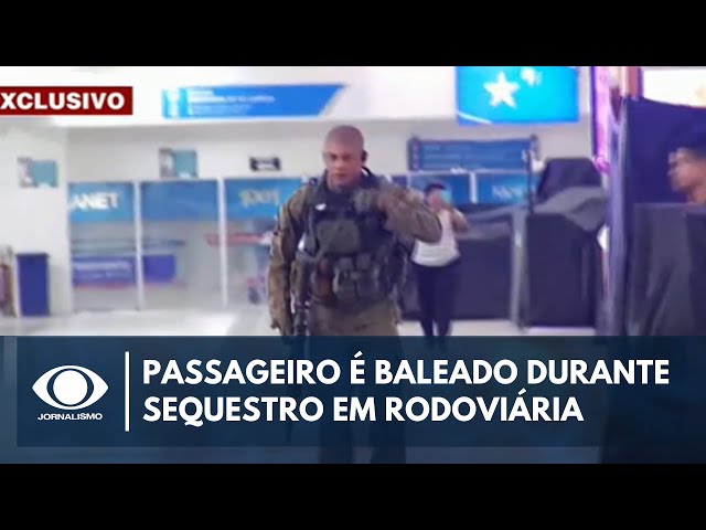 Ônibus com reféns no RJ ia para MG; estado de passageiro ferido é grave