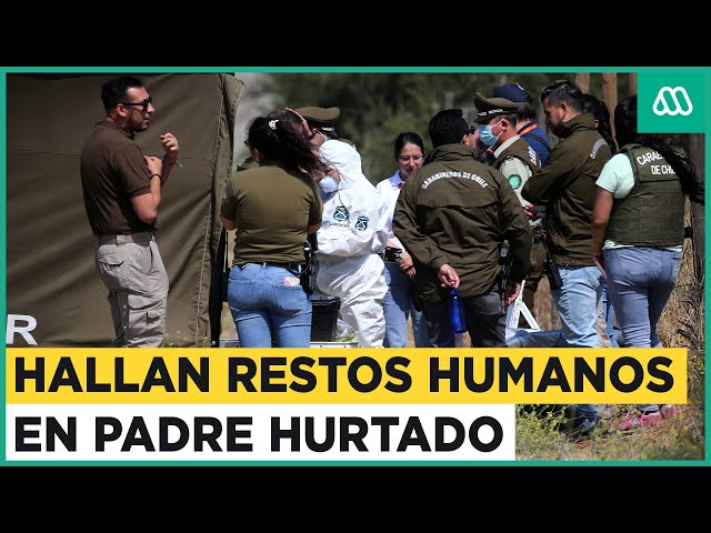 Nuevo hallazgo de restos humanos en Padre Hurtado