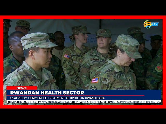 RDF and US Army Doctors Provide Medical Care in Rwandagana