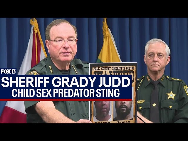 Grady Judd: Child sex predator sting nets several arrests