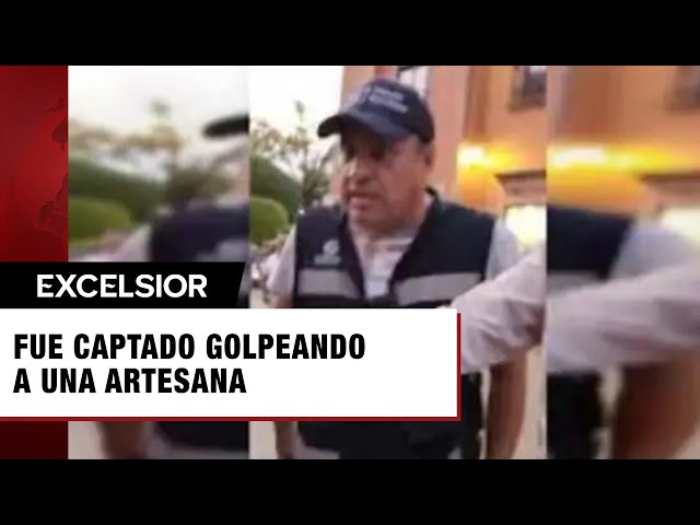 Inspector golpea a artesana indígena durante operativo