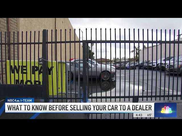 What to know before selling your car to a dealer