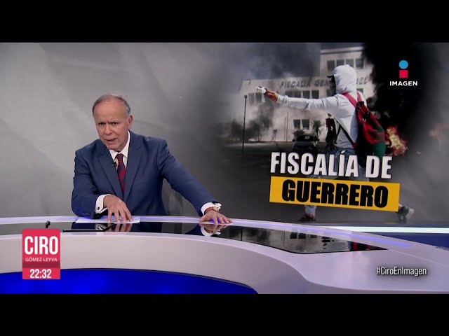 Normalistas atacan instalaciones de la Fiscalía de Guerrero | Ciro | Programa Completo 12/marzo/2024