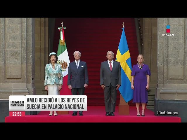 López Obrador recibió a los reyes de Suecia en Palacio Nacional | Ciro Gómez Leyva