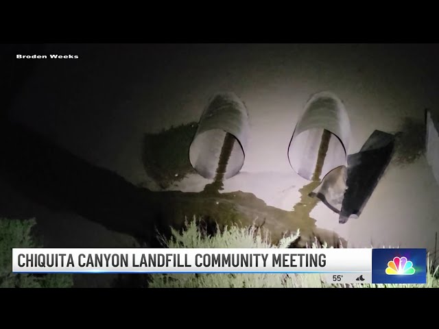 Chiquita Canyon landfill community meeting