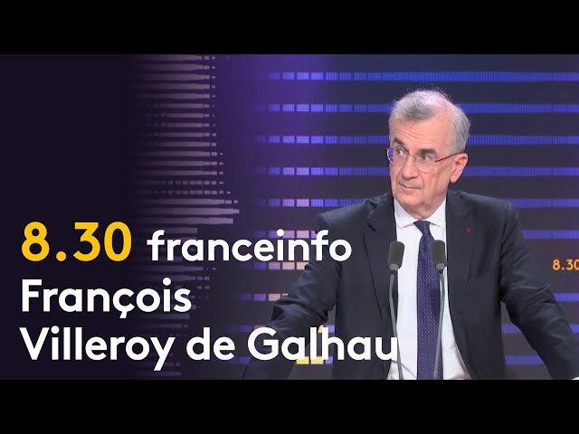 Crédit immobilier : "Il faut aller tester son banquier" selon François Villeroy de Galhau