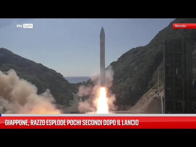 ⁣Spazio, razzo giapponese esplode durante il lancio