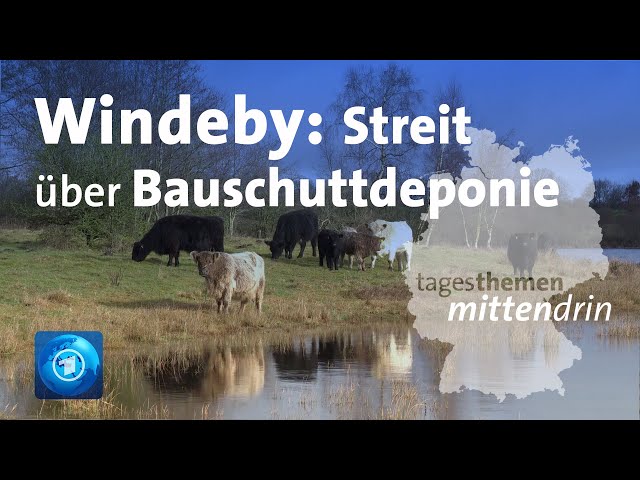 Windeby: Streit über Bauschuttdeponie | tagesthemen mittendrin