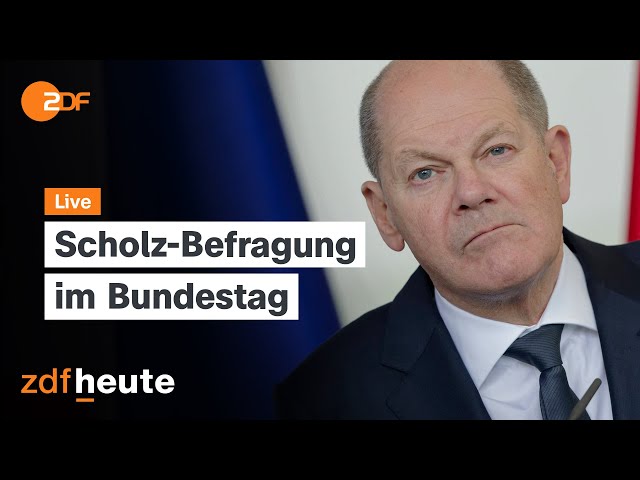 Taurus-Streit: Kanzler Scholz stellt sich den Fragen der Abgeordneten - LIVE