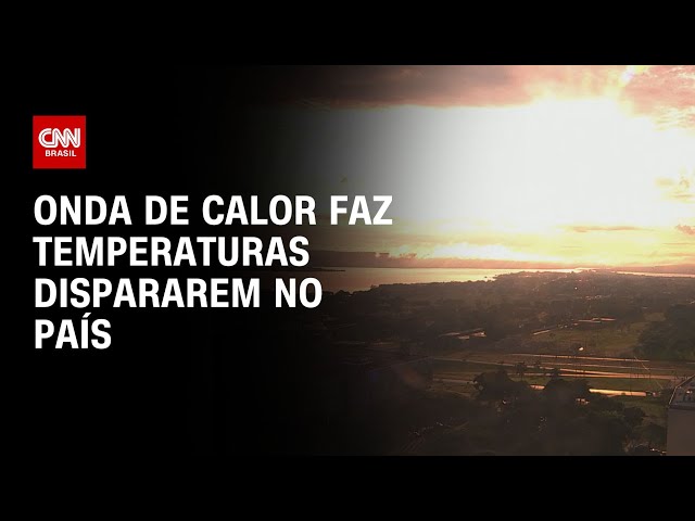 Onda de calor faz temperaturas dispararem no país | CNN NOVO DIA