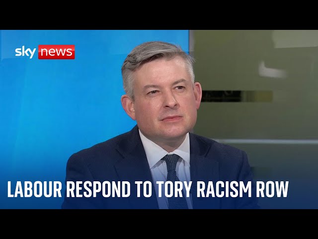 Racism row "shows how weak and desperate they've become' - Labour