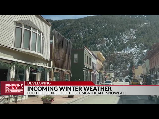 Mountain towns are preparing for significant snowfall