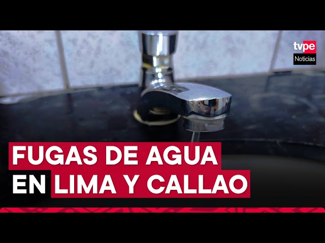 Sedapal: usuarios pueden perder 4 mil soles al mes por fugas de agua