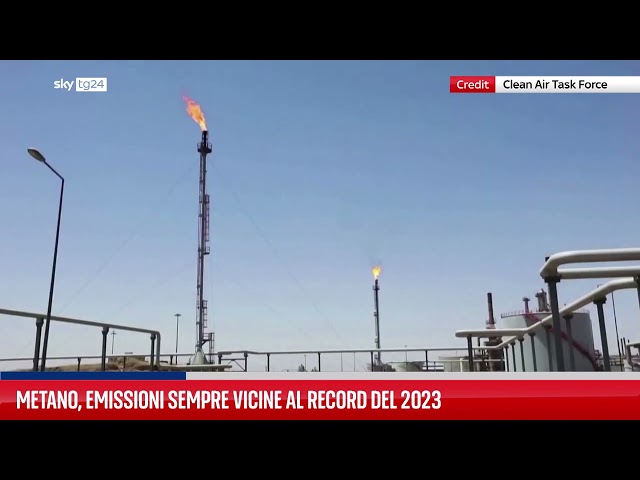 ⁣Metano, emissioni vicine al record del 2023