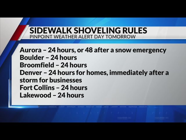 Do you know the shoveling laws ahead of the snowstorm?