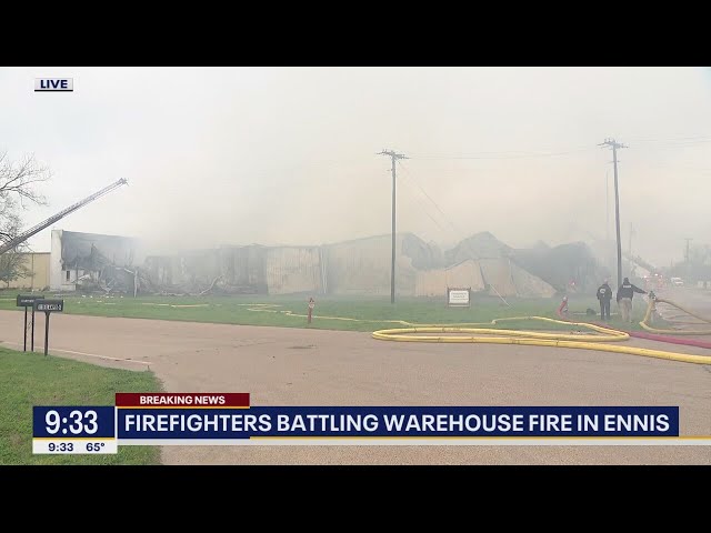 Ennis warehouse destroyed by early morning fire