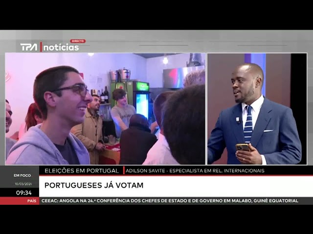 "Em Foco" Eleições em Portugal -  Portugueses já votam