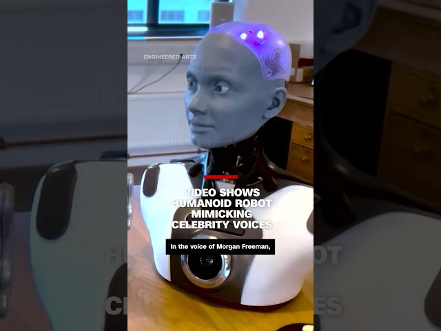 Scientists release eerie video of humanoid robot