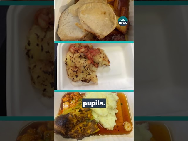 Headteacher apologises for food served at his own school  #itvnews #school #food