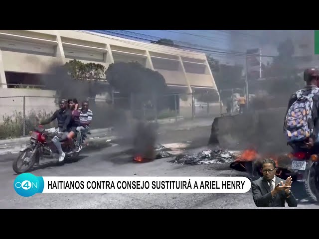 Haitianos contra consejo sustituirá a Ariel Henry