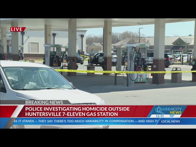 Police investigating homicide at 7-Eleven in Huntersville