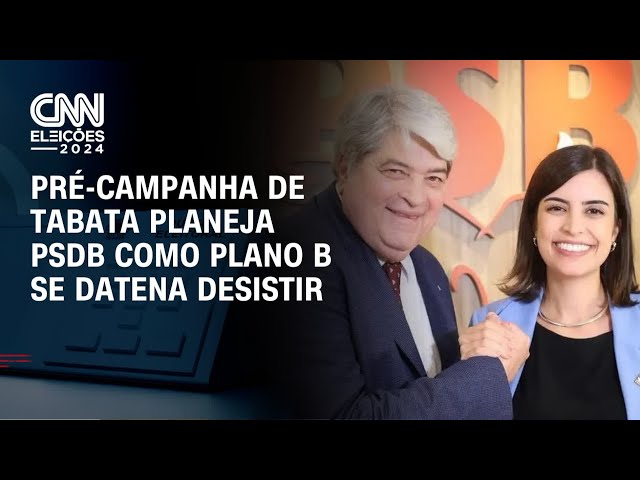 Pré-campanha de Tabata planeja PSDB como plano B se Datena desistir | BRASIL MEIO-DIA