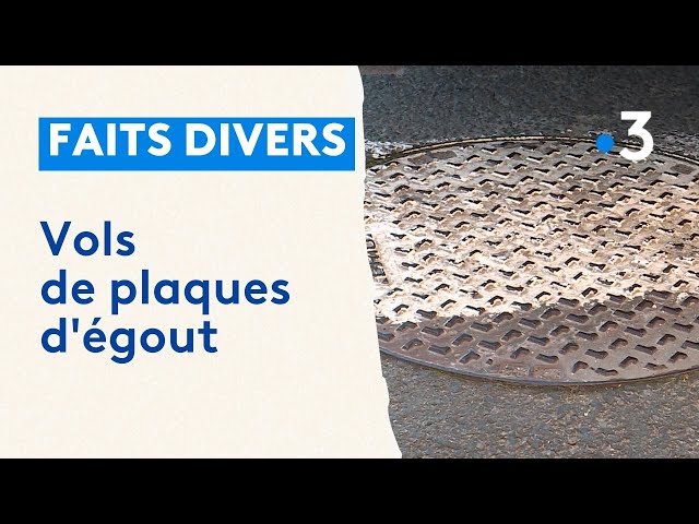 Insolite : vols de plaques d'égout dans la Vienne