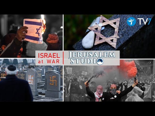 Anti-Semitism : Spillover from the Israel-Hamas War? Israel at War – Jerusalem Studio 842