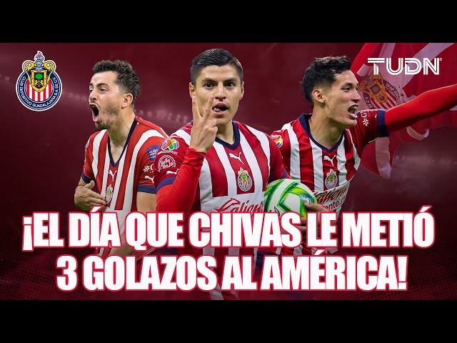 ¡LOS DEJÓ EN EL CAMINO!  La última vez que Chivas HUMILLÓ al América en el AZTECA | TUDN