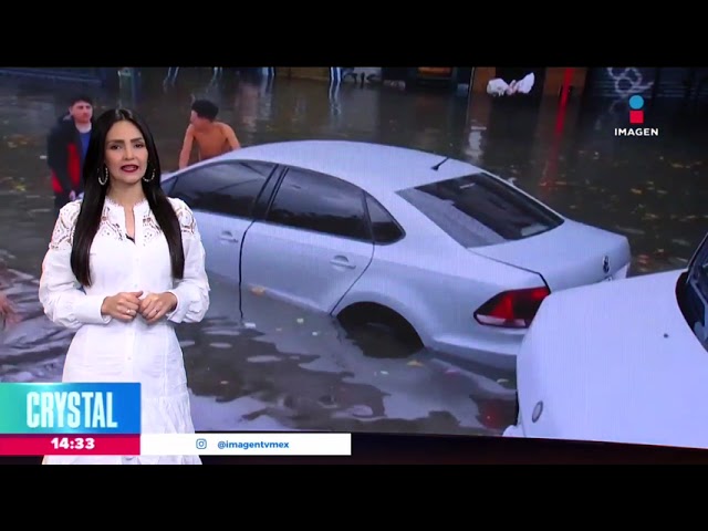 Cae la primera lluvia fuerte con granizo en Oaxaca