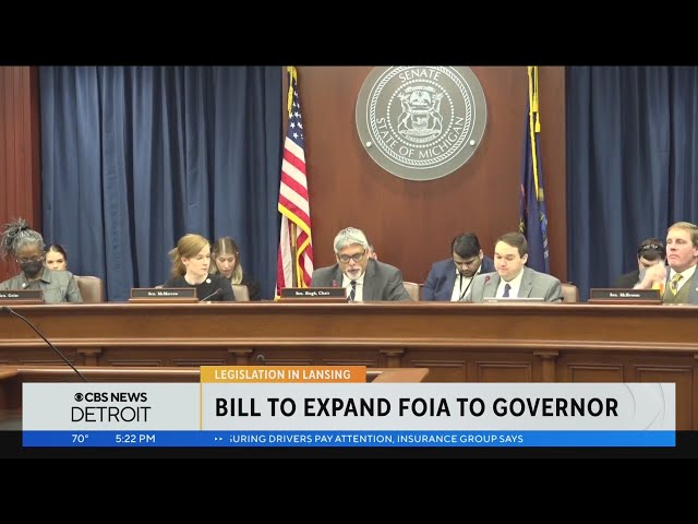 Michigan senate committee advances FOIA expansion bills