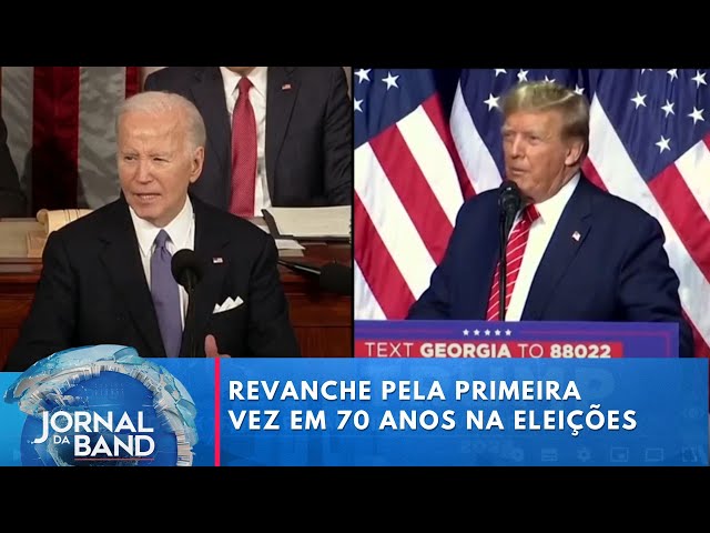 Eleições americanas terão revanche pela primeira vez em 70 anos | Jornal da Band