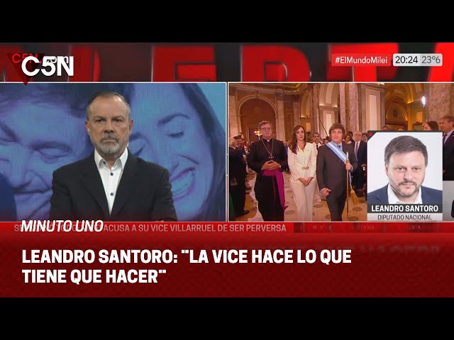 VILLARRUEL desafió a MILEI: la opinión de LEANDRO SANTORO