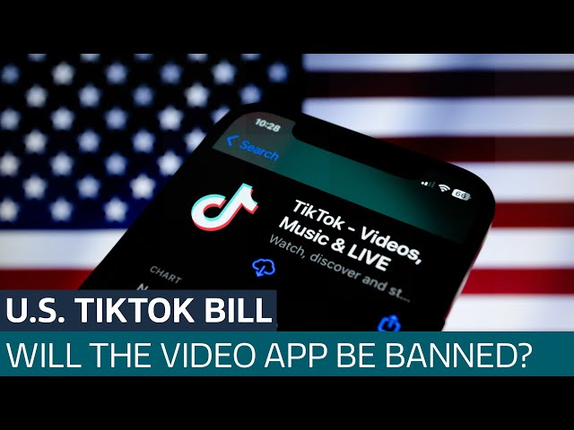 ⁣US passes bill to ban TikTok unless Chinese owner sells platform | ITV News