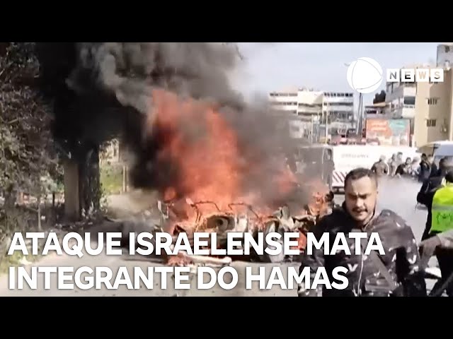 Ataque israelense no Líbano mata integrante do Hamas