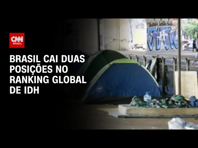 Brasil cai duas posições no ranking global de IDH | CNN PRIME TIME