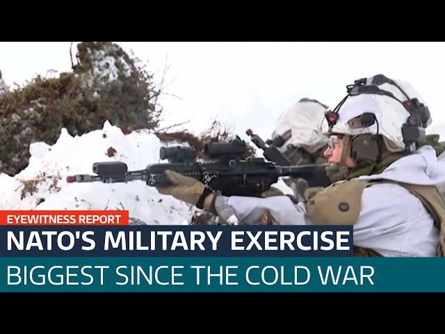 Steadfast Defender: NATO's biggest military exercise since the Cold War | ITV News