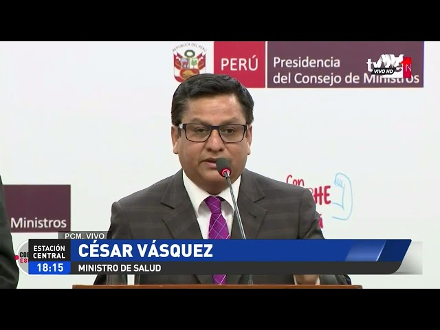 César Vásquez: "Estamos presentando un proyecto de ley para mejorar esta ley de medicamentos&qu